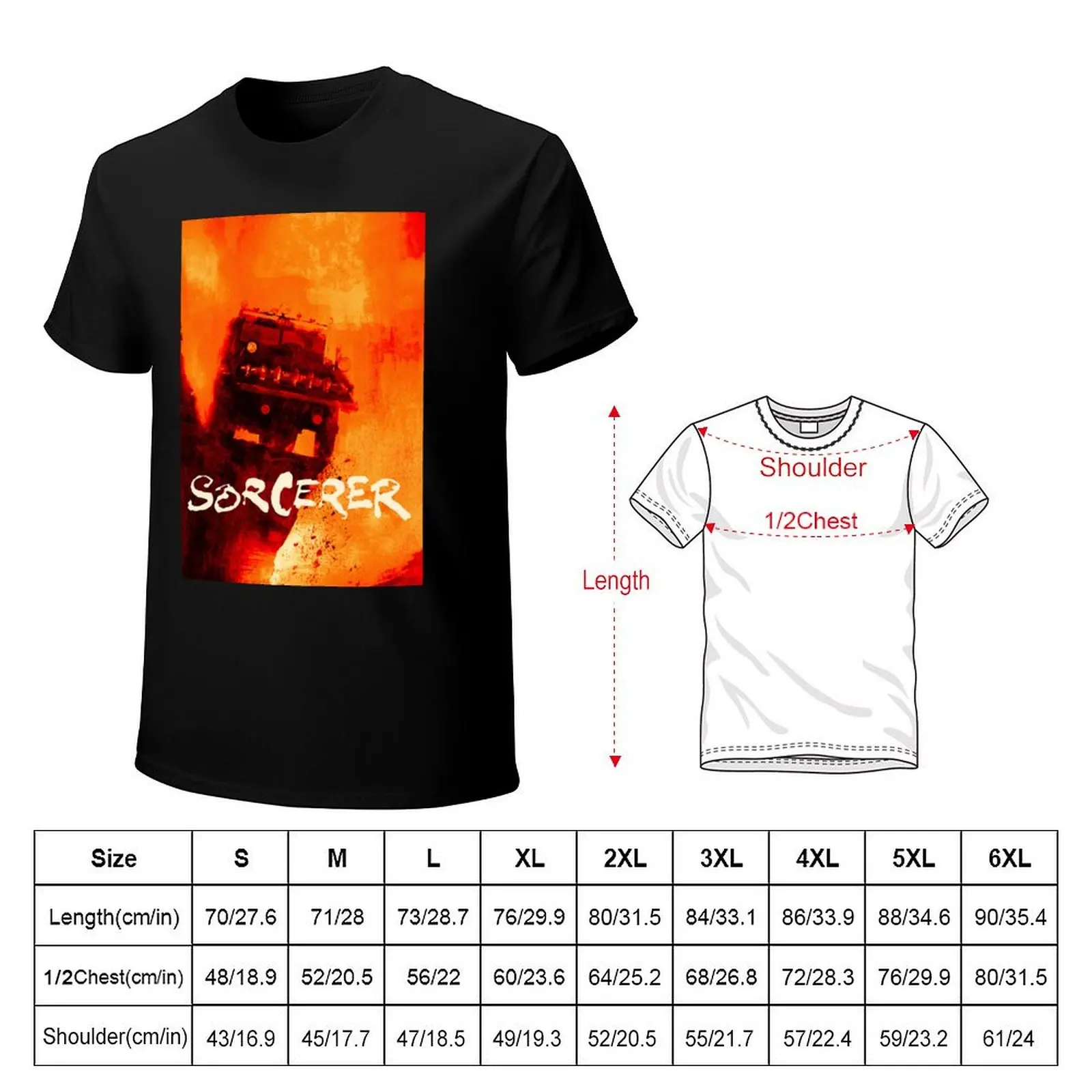 Sorcerer T-Shirt anime t shirts street wear plus size men clothing