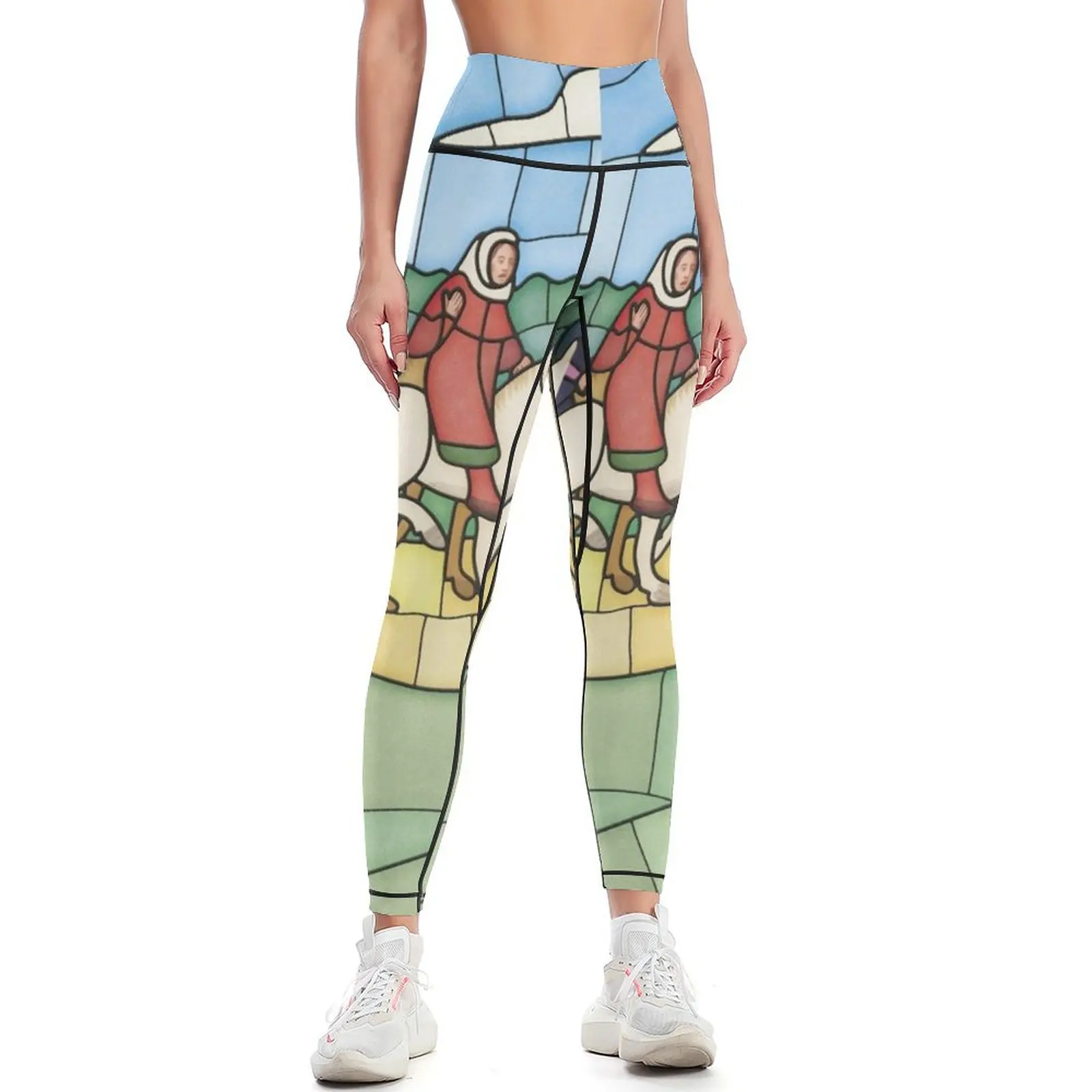 

The Canterbury Tales - Geoffrey Chaucer Literary Art for Bibliophiles, Readers and Writers Leggings