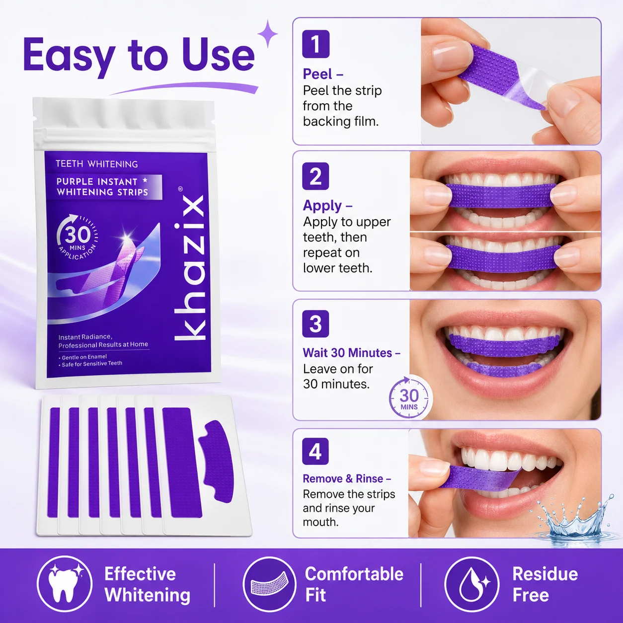 Daha Beyaz Görünümlü Bir Gülüm - Teeth Whitening Strips Crest incelemesi ve fiyatı