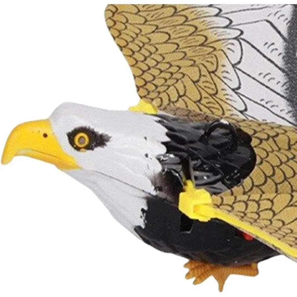 Flying Hawk Bird Repellent Hanging Eagle Flying Owl Repellent Scarer Decoy Repellent Pest Control Scarecrow Garden Decor view 4