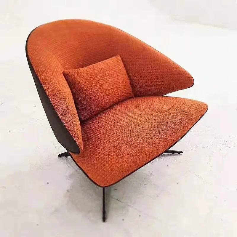 Nordic designer sofa chair ins creative single fabric sofa hotel sales department club lobby lounge chair 5 groups