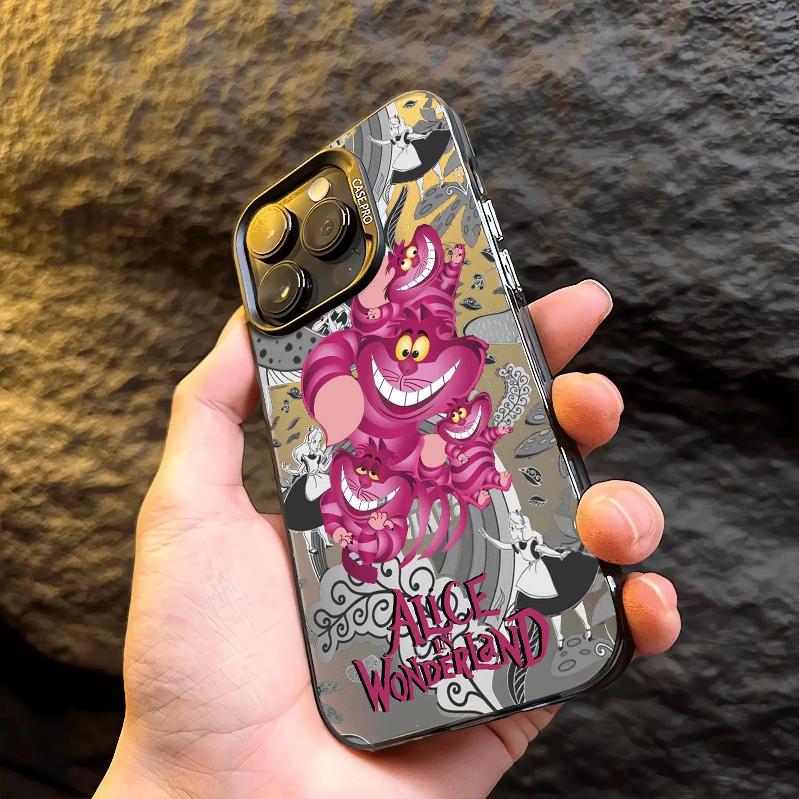 Phone Case for Apple iPhone 15 Pro Max 13 14 Plus 12 Mini 11 Pro XR 8 SE 7 6S XS MAX Disney Alice in Wonderland Cover