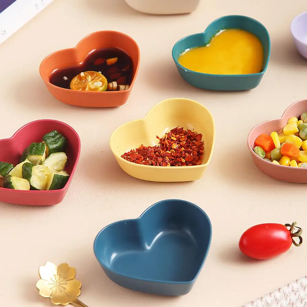 Useful Sauce Bowl Reusable Sound Construction Smooth Edge Food Grade Snack Plate  Dessert Dish Storage