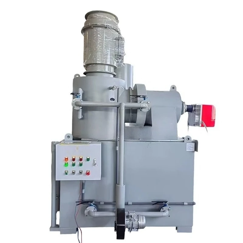 High Temperature Double Combustion Medical Waste Incinerator Flue Gas Purification System Hospital Use