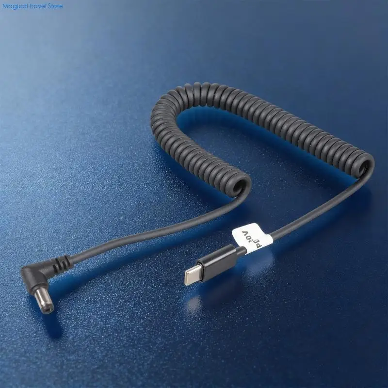 N2UB Adjustable USB C To 5525 Power Supply Cable 20V 5A For Laptop Monitors Routers