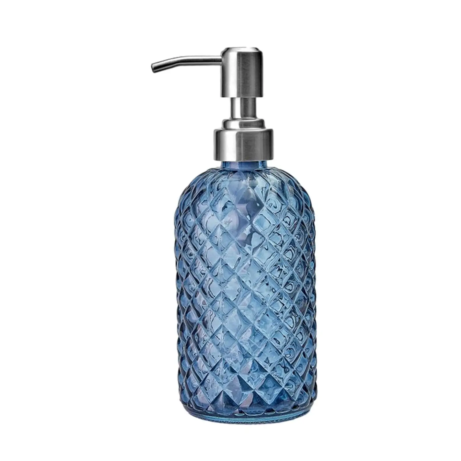 

Glass Pump Soap Dispenser Bottle Empty 350ml/12 oz Delicate Lotion Dispensers Hand Soap Dispenser for Countertop