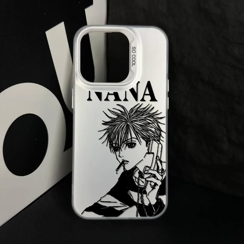 Oosaki Nana Cool Comic For Xiaomi Poco X5 X3 F4 F3 M3 C51 C50 Matte Colored Silver Phone Case