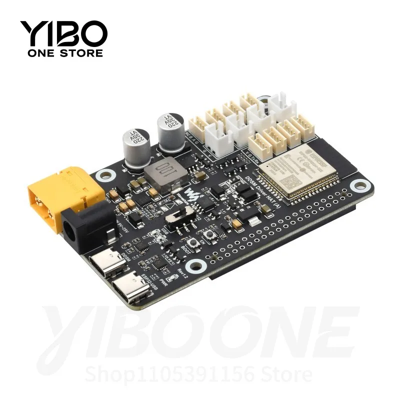 Direct Drive Servo Motor Driver Board, Integrates ESP32 & Control Circuit 2.4G WiFi for DDSM Series Hub Motors