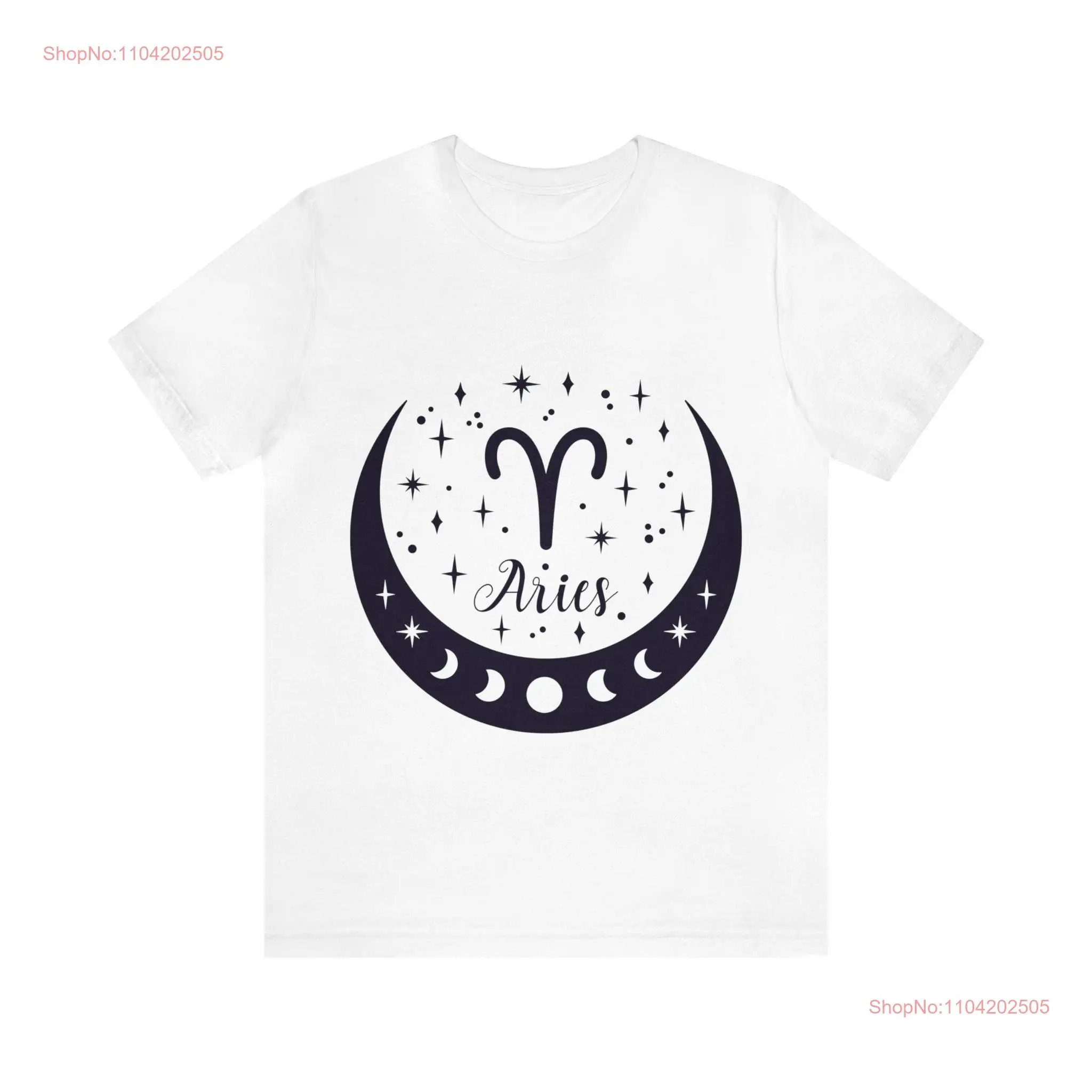 Aries Zodiac T shirt Gender Neutral Astro Range of Colours Sizes long or short sleeves