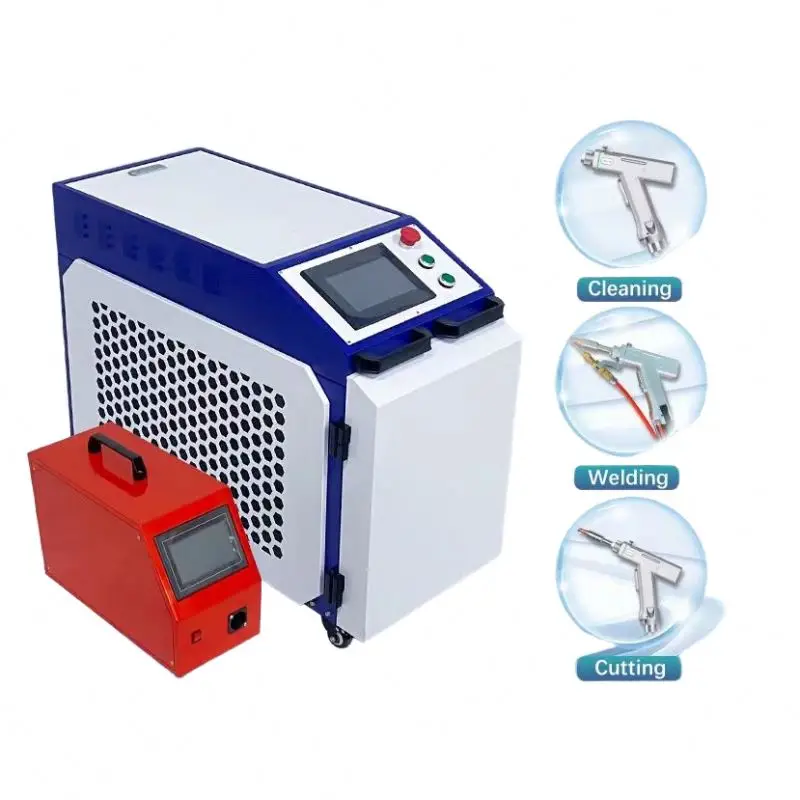 3-in-1 Handheld Air-Cooled Portable Laser Cleaner New Air-Cooled Laser Cleaning Cutting Welding Machine for Metal Rust Removal