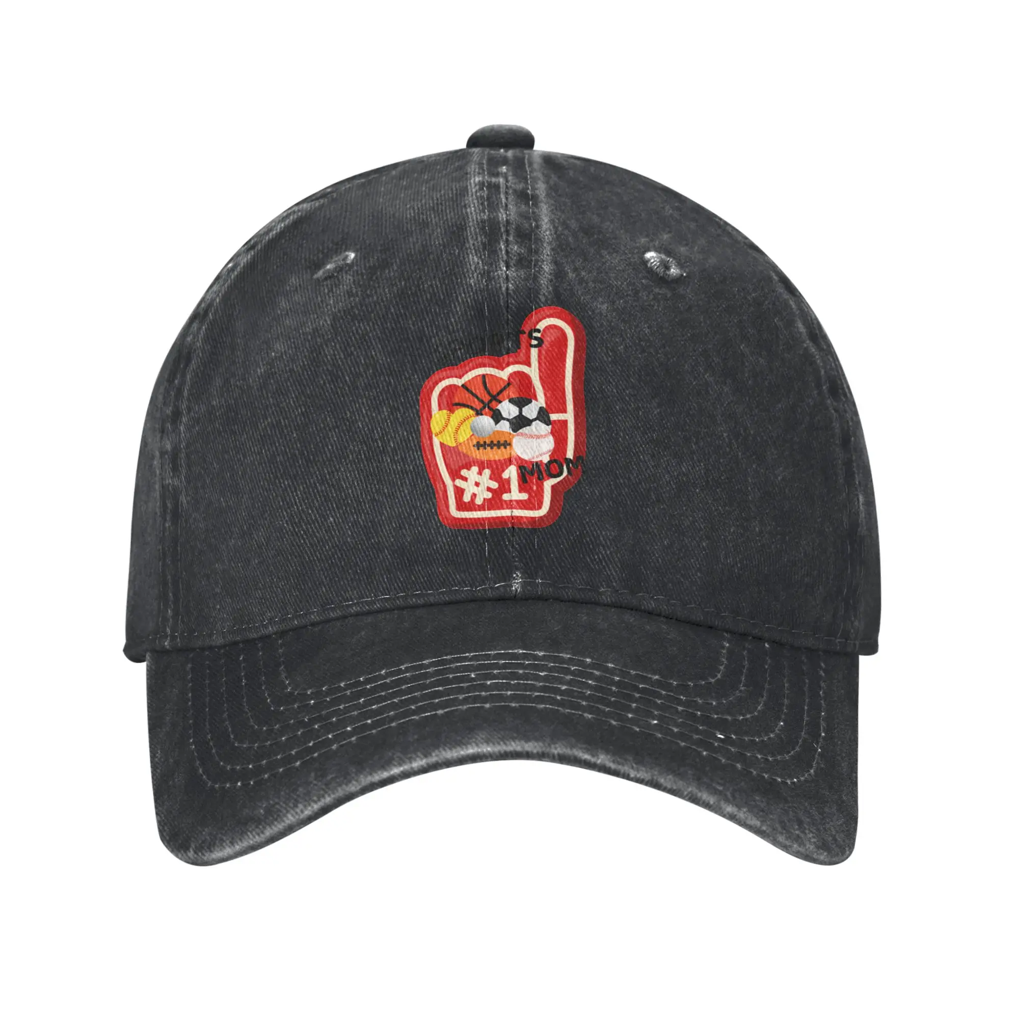 Fashion Sports Mom baseball cap  Collegiate Style Cap Female