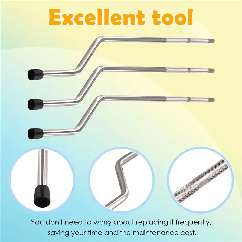 ABVB-3Pcs Drum Legs Tripod Drum Foot Bass Drum Leg Portable Professional Percussion Instrument Accessories