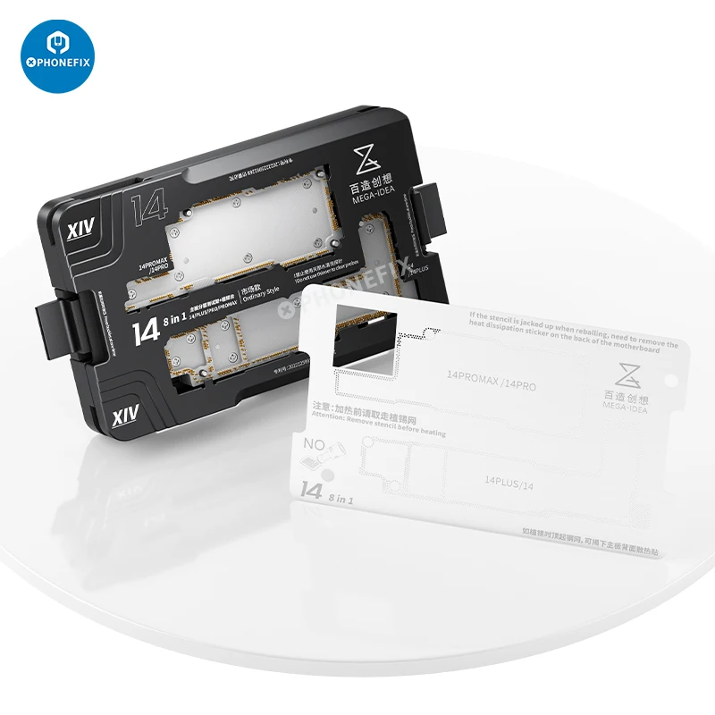 Qianli Motherboard Test Fixture iSocket Jig Reballing Platform for iPhone 14/14Plus/14Pro Max Logic Board IC Function Fast Test