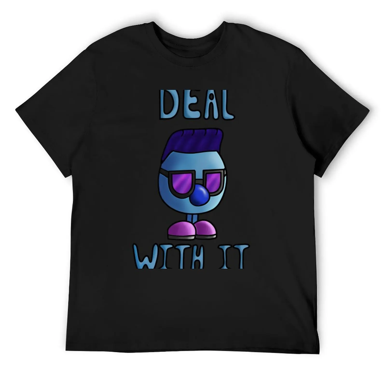 Zoombinis deal with it T-Shirt boys whites cheap stuff graphic t shirt vintage plus size men clothing