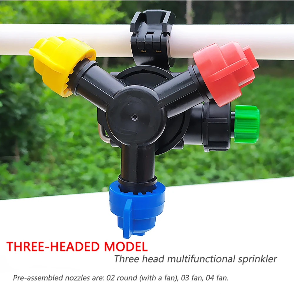 

Agriculture Nozzle Agriculture Tractor Mounted Fog Spray Nozzle Nozzle Flat Fan Nozzle Three Head Nozzles