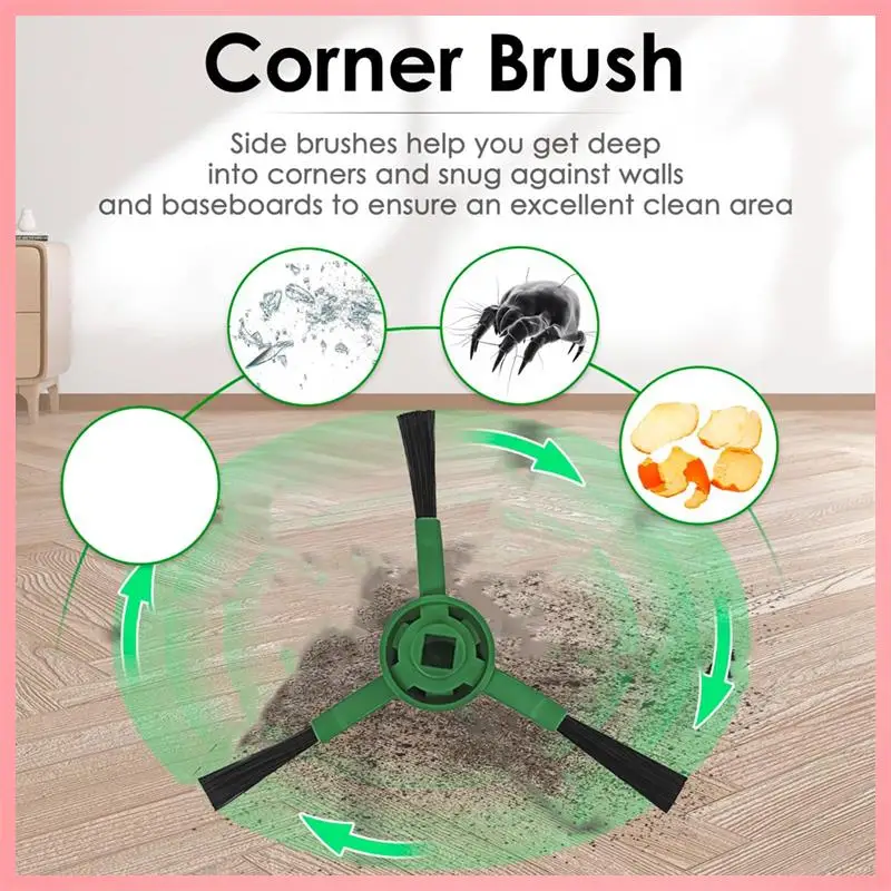 

M02K-20PCS основная боковая щетка HEPA-фильтр, швабра для Irobot Roomba Combo Essential/Vac Essential Y0112, аксессуары для пылесоса