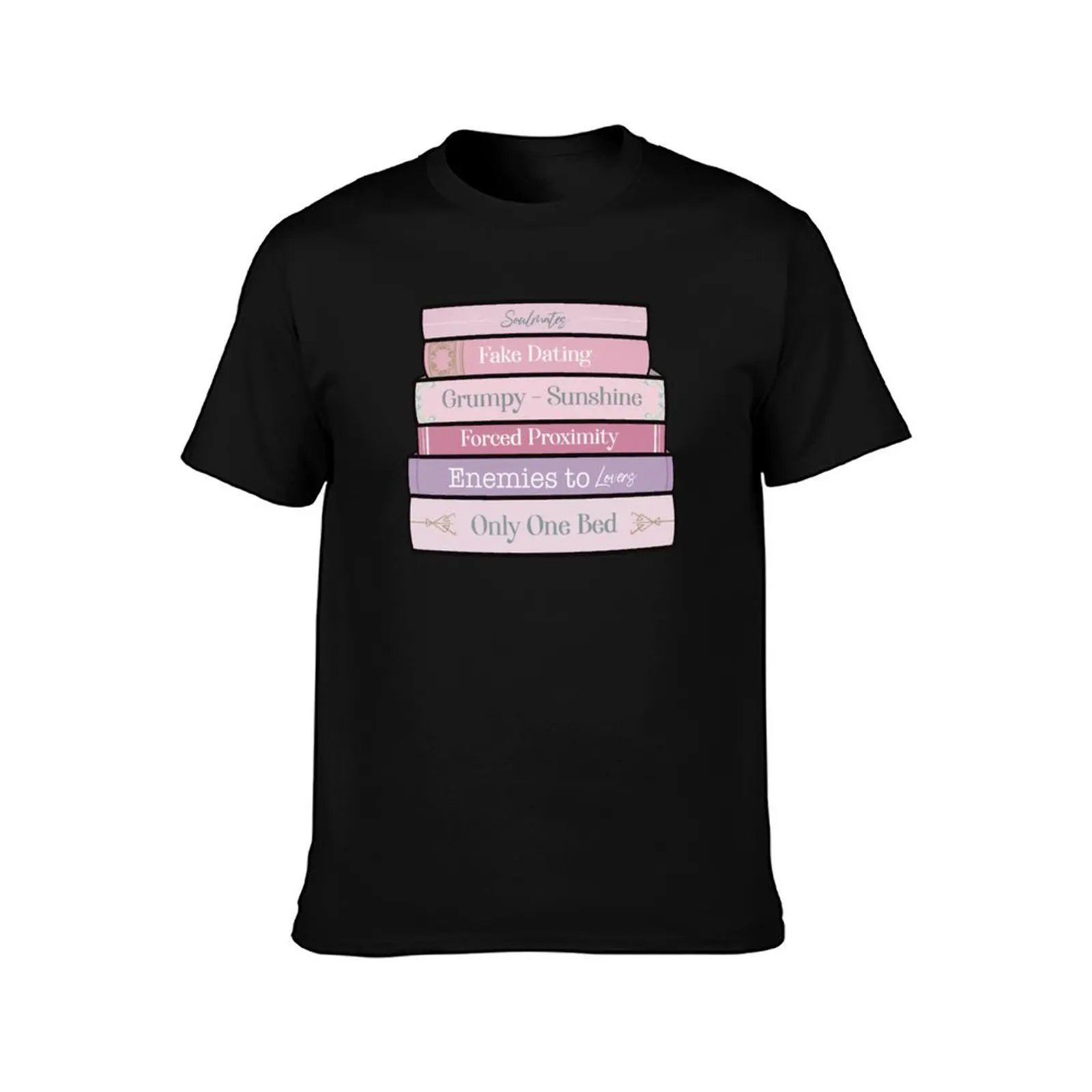 Romance Tropes T-Shirt Functional Casual Short Sleeve Tee T-Shirt