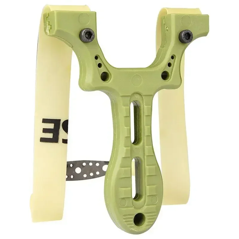 Portátil Quick Press Slingshot, Slingshot Verde, Tiro ao ar livre, High Precision Sling, Caça Acessórios