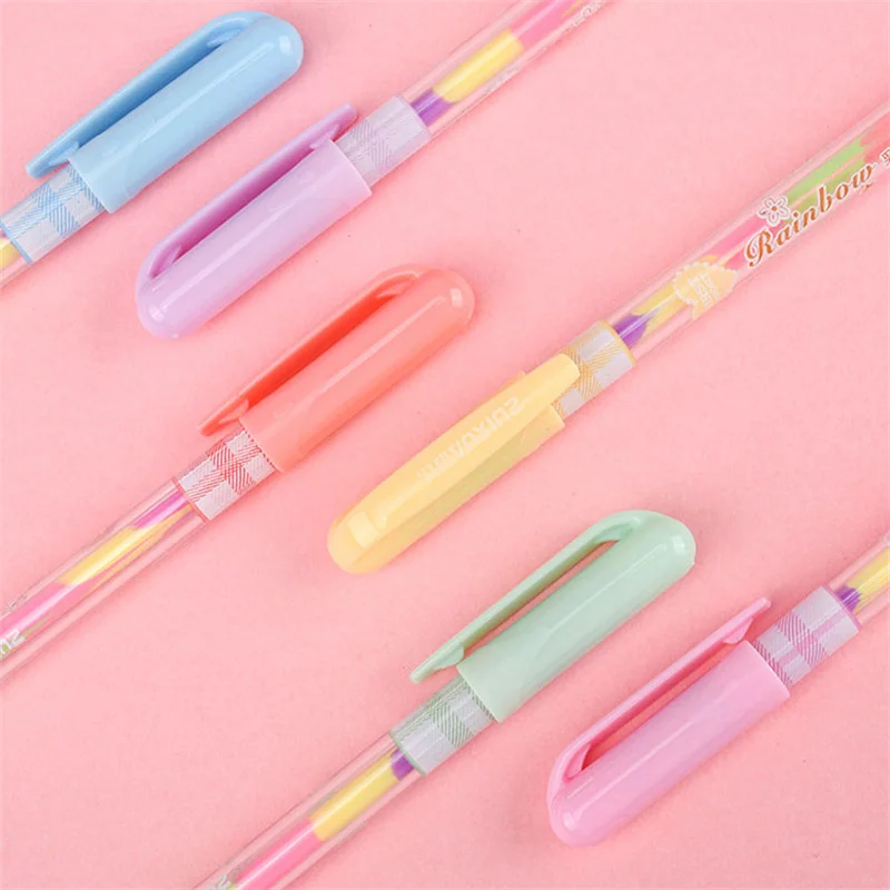 12 Colors School Cute Gel Pens Set Stationary Pens 0.5mm Ballpoint For  Kawaii Journal Office Supplies Gift Ink Writing Tool