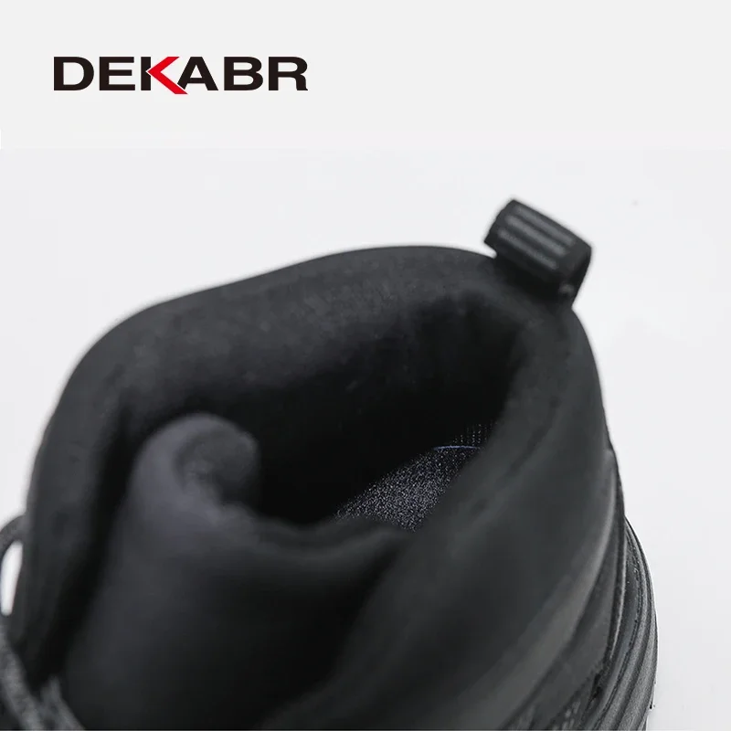 DEKABR Luxury Hot Sale Climbing Shoes Caravan Sneakers PU Leather Casual Men Shoes Lace-Up Breathable Comfortable Sneakers