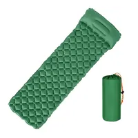 Outdoor Camping Inflatable Seats Folding Sleep Mat Beach Inflat Mattress with Pillows Ultralight Air Mat for Travel Hiking