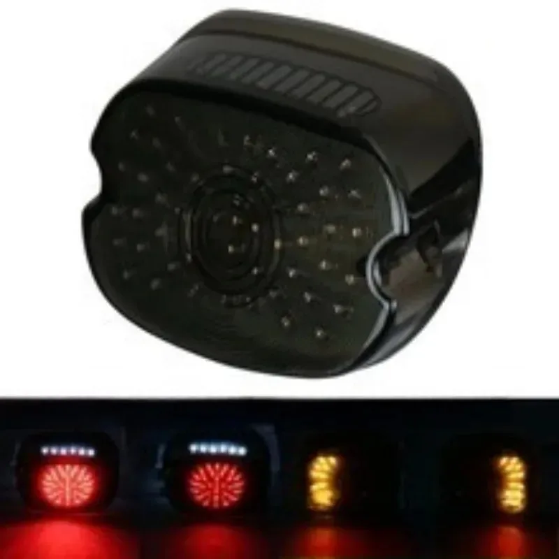 

New for Sportster Dyna Electra Glide Road Touring Softail LED Tail Light Motorcycle Plug and Play Brake Turn Signal Rear Lights