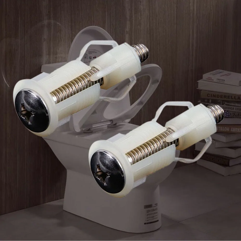 Perno de fijación de tapa de inodoro, accesorios de tuerca de tornillo de expansión de nailon de acero inoxidable, tornillo de bisagra de tapa blanca, fijación de orificio de inodoro, 2 uds.