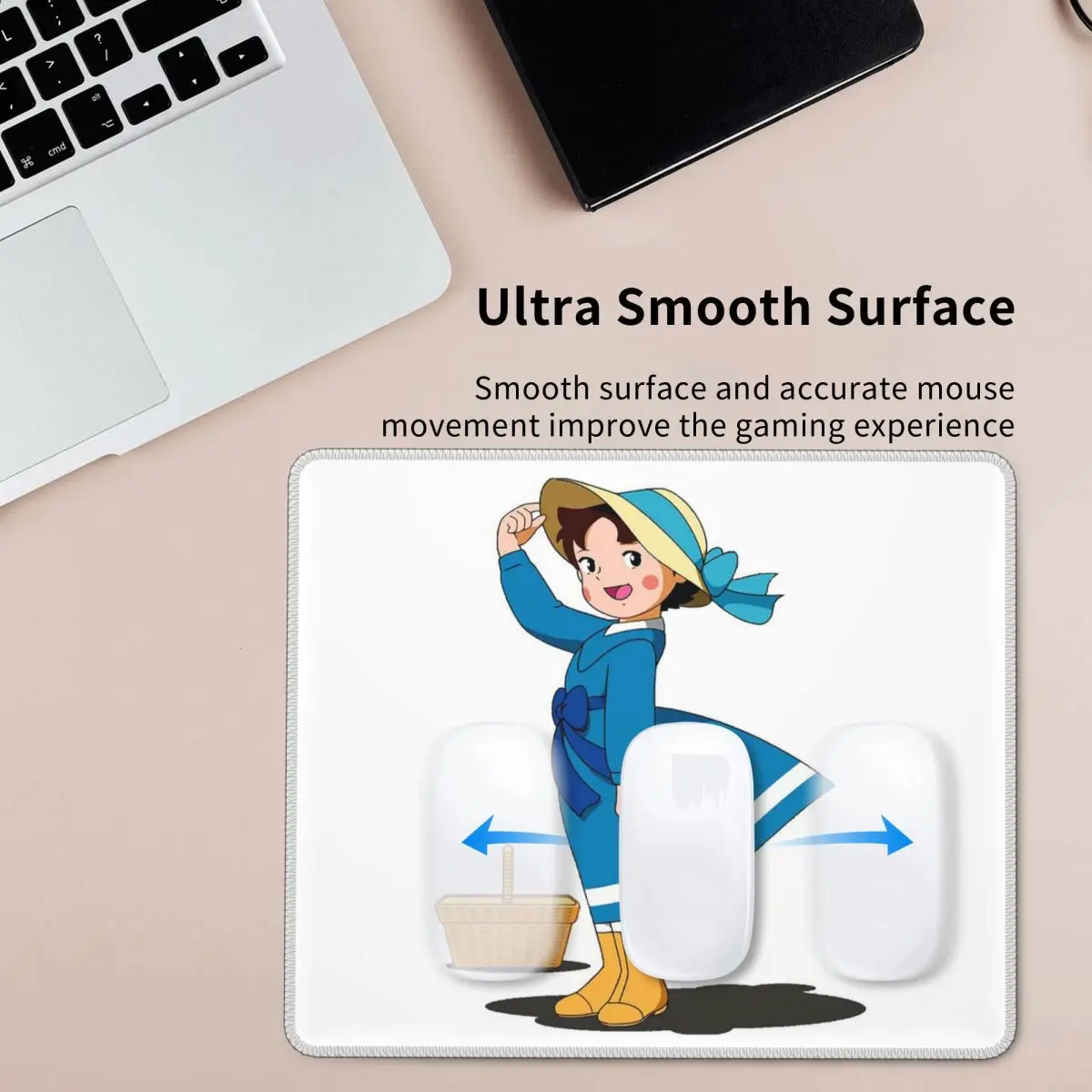 

Коврик для мыши Heidi, коврик для компьютерной клавиатуры, коврик для мыши, игровой ПК, ноутбука, настольный коврик, офисные аксессуары, настольные коврики