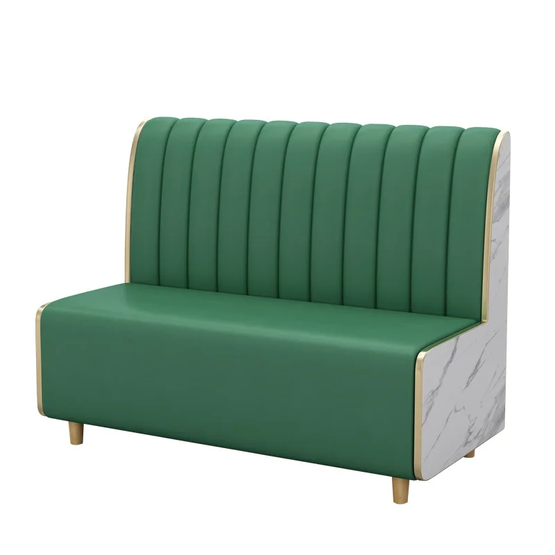 Trendy Milk Tea Shop Table Chairs Set Noodle Burger Dessert Restaurant Tea House Booth Sofa Dining Furniture