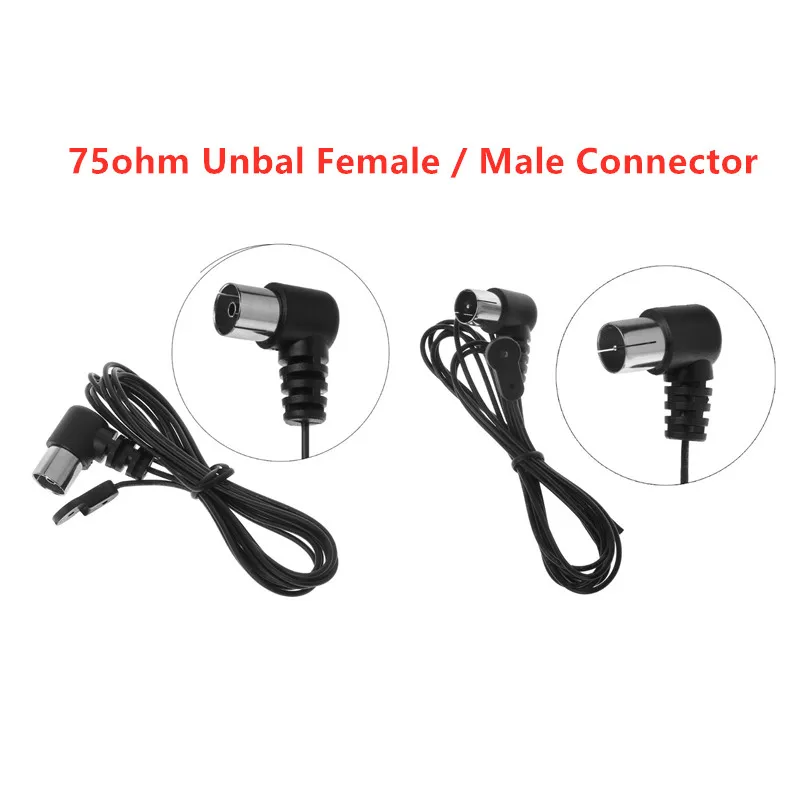 

FM Radio Antenna F Adapter 75ohm Unbal Female Connector Plug Cable Wire for Yamaha JVC Sony Sherwood Pioneer Oenon Panasonic Onk