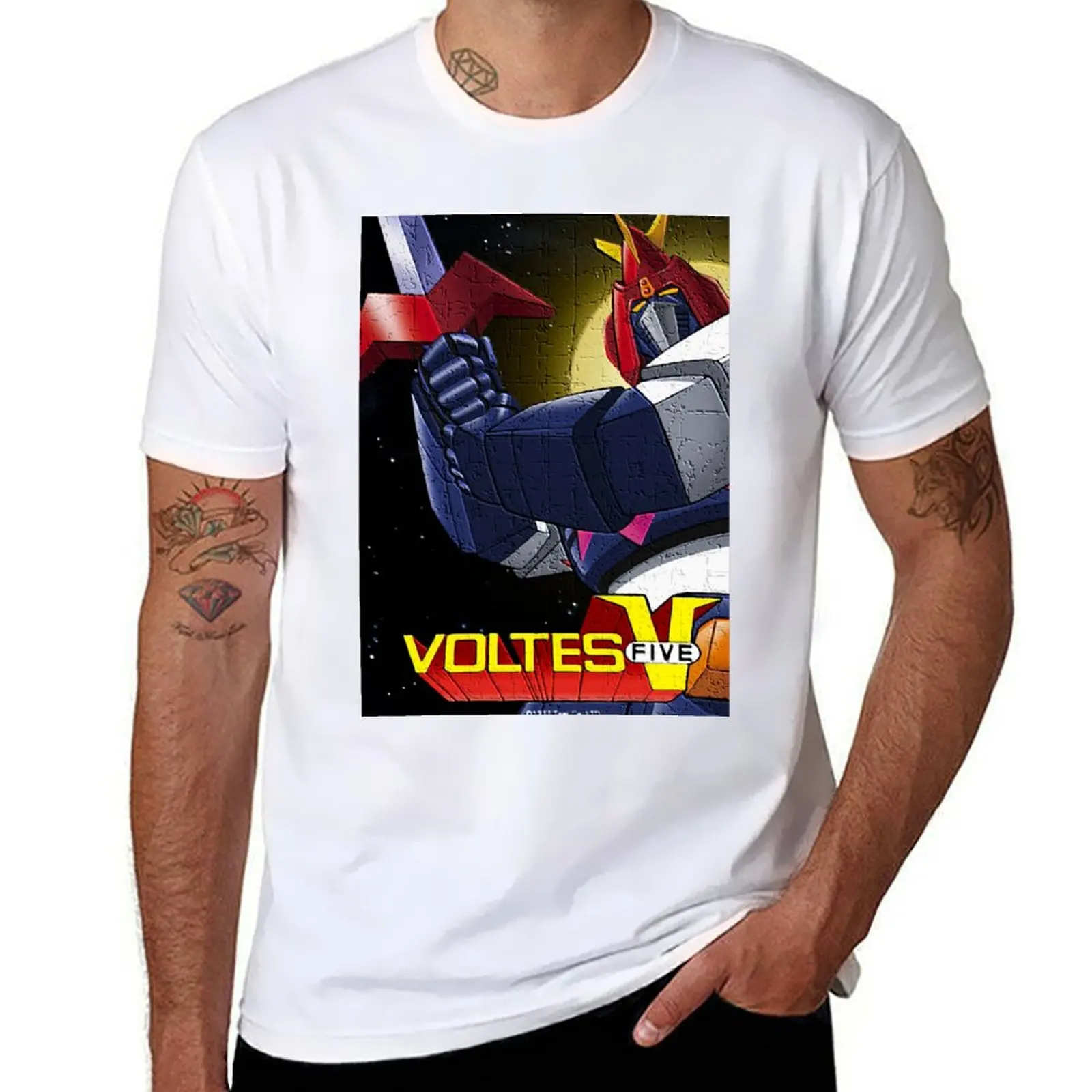 

Voltes V T-Shirt t shirts for man cotton t shirts for man graphic funny T-Shirt