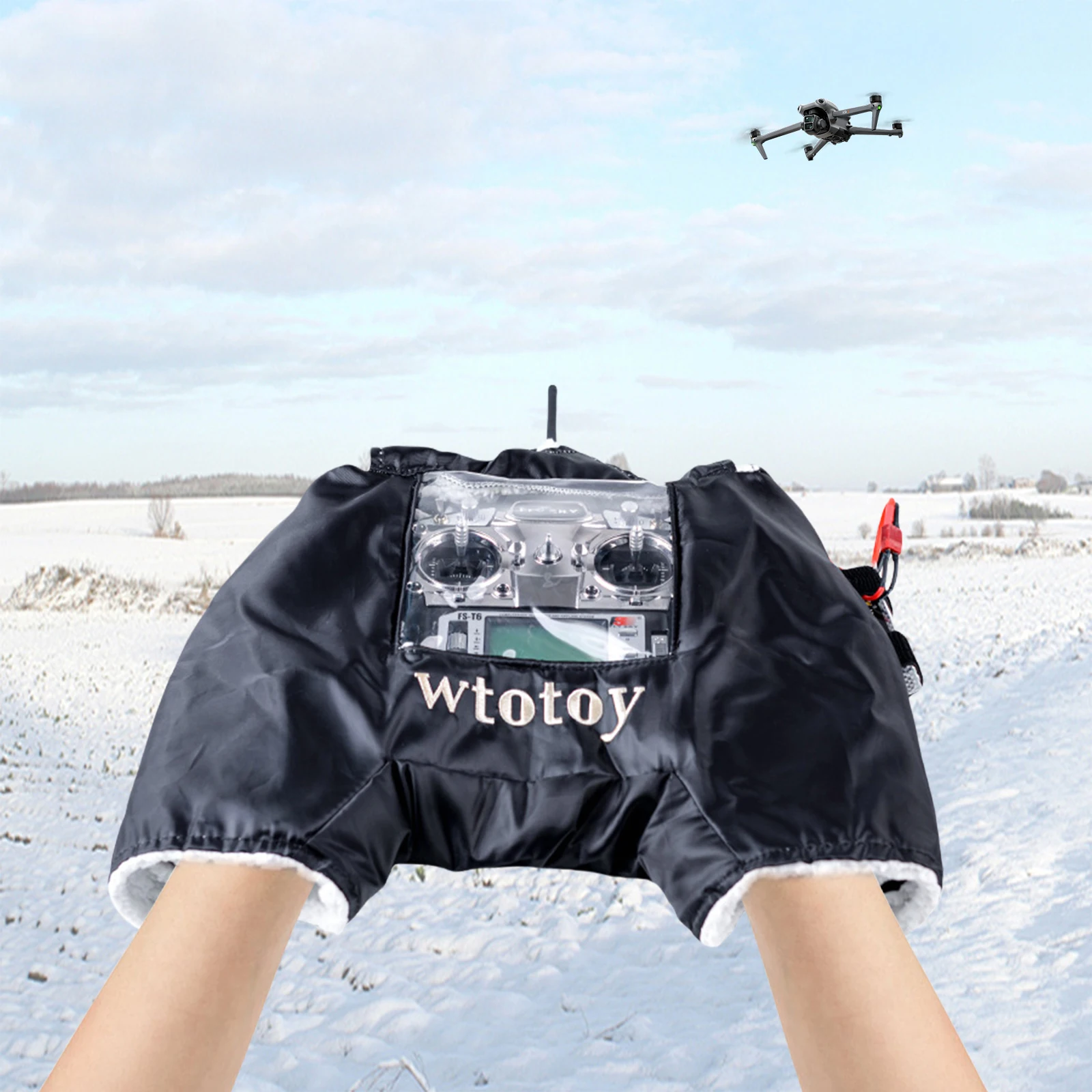 

Foldable Windproof Hands Gloves Adjustable Wind Block Protection Covers Reusable for Wilderness & Outdoor Photography