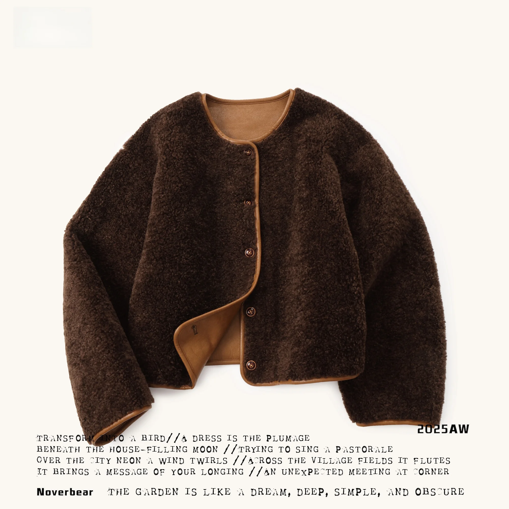 

Thiened ort Fur Jaet Women's round Ne Buttoned ort Coat Eco-friendly Leather Animal Print Long Sve Bat Sle Coat