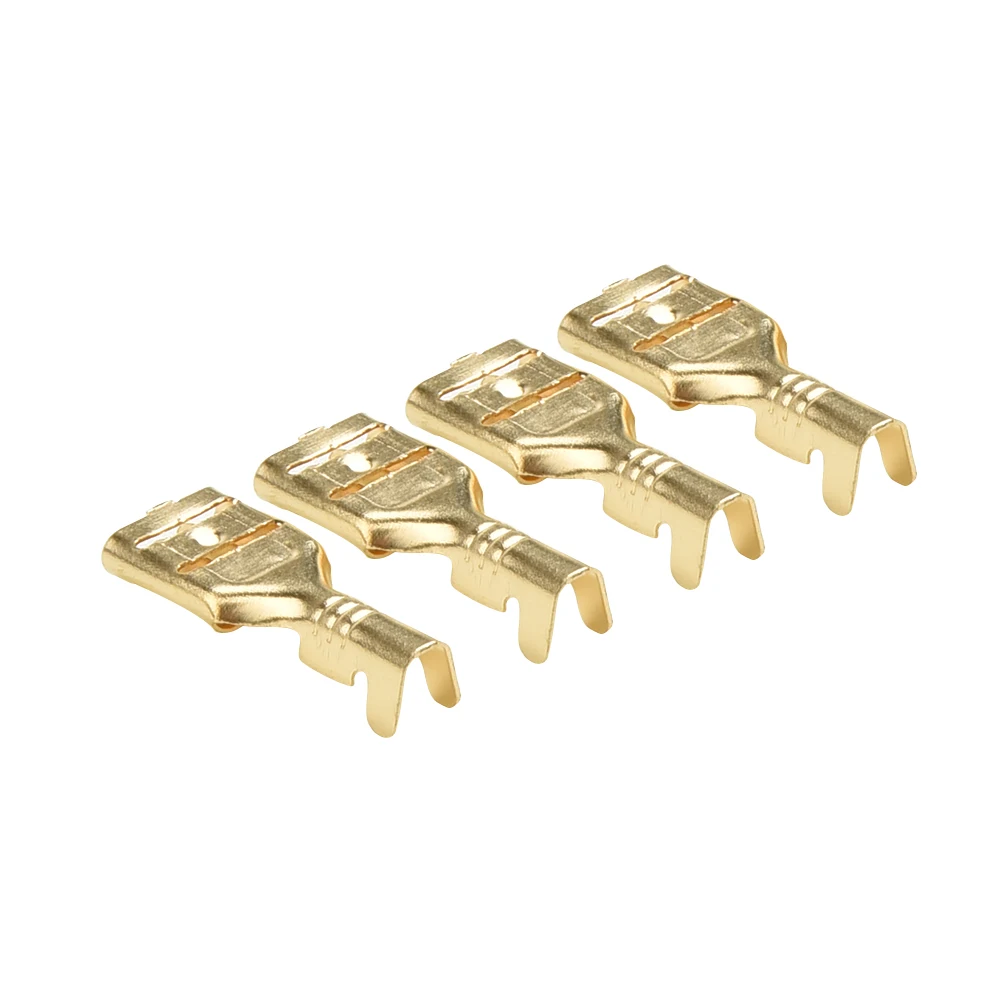 Trustworthy 200pcs Female Spade Insulated Wire Connectors Suitable for 6 3mm Terminals Provides Reliable and Strong Connections