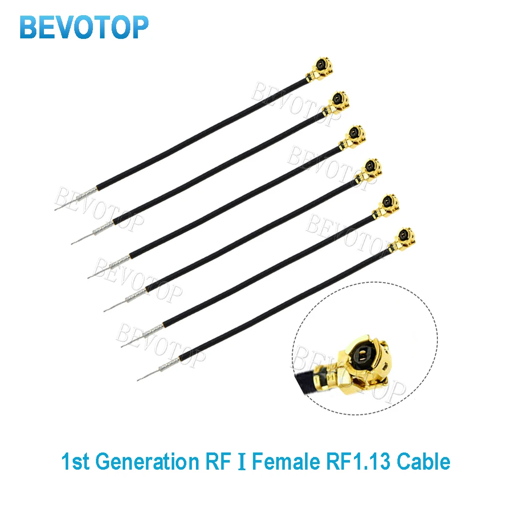 10PCS Single End IPX Female to Solder Open End Cable RF1.13/RG178 Pigtail for WIFI 3G 4G 5G Antenna Receiver Extension Cord