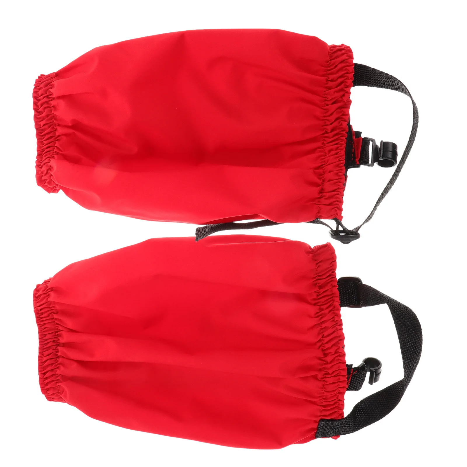 

1 Pair Waterproof Sandproof Gaiters Red Hiking Leg Protectors For Trekking Desert Crossing Mud Snow Protection