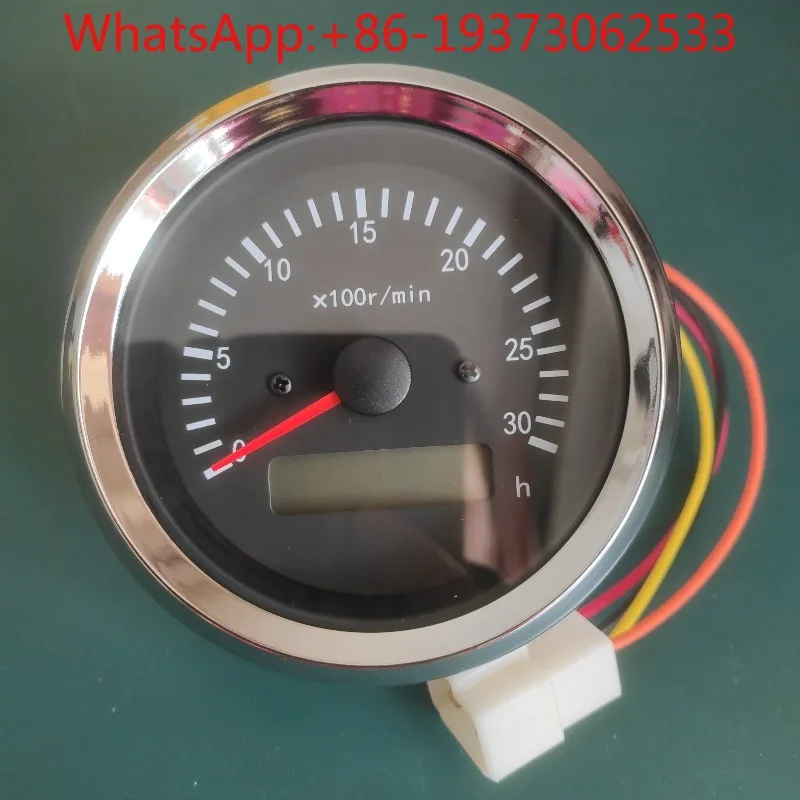 Engine Multi-function Tachometer Generator Tractor Flywheel Speed Engine Start Chronometer