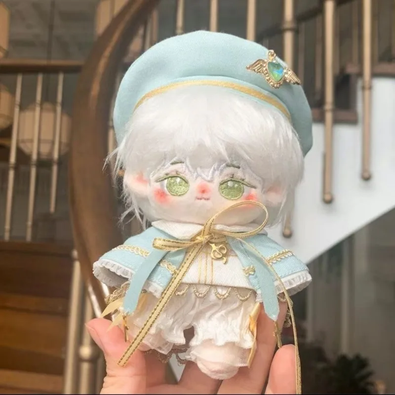 4pcs/set Cute Doll Clothes Outfit For 10CM Cotton Dolls Coat Cape Doll Outfit Dress Up DIY Toys for 10cm Plush Doll Accessories