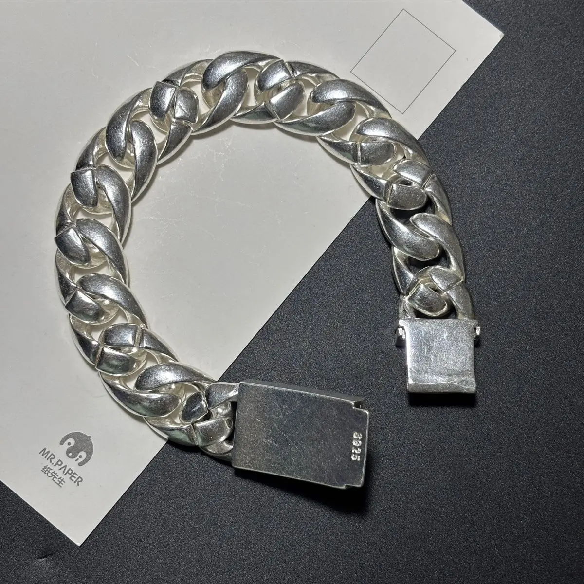 China Old Tibetan Silver Domineering Lion Bold String Bracelet Fashionable Personality Male and Female Couple Gift