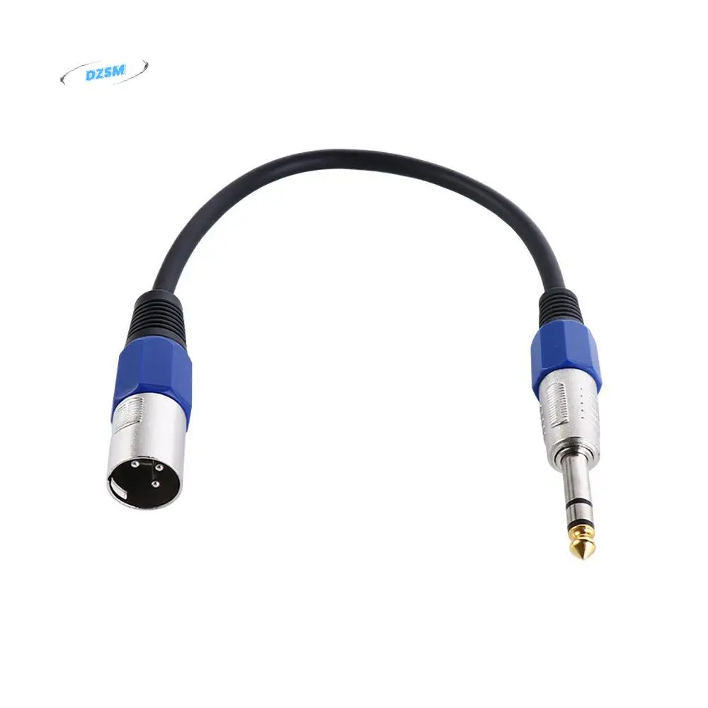 

Durable 0.3m XLR Cable XLR Jack Male Female Plug XLR 3Pin Male Cord 1/4" 6.35mm 6.35mm Female Cable Microphone Adapter