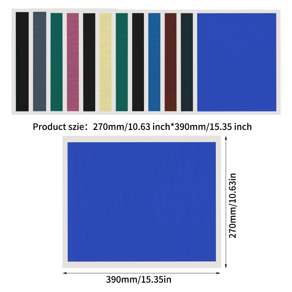 12 Kleuren Lasergravure Markeerpapier Voor Co2-vezel UV-Lasergraveur Snijwerktuigmachines Voor Keramiek Glazen Stenen Tegels