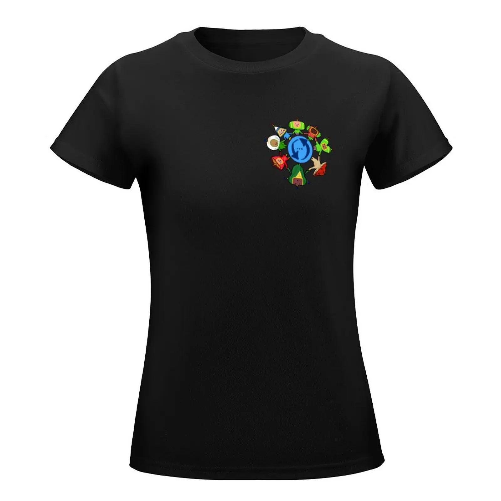 Recycle this planet T-Shirt plus size tops tees white t shirts for Women