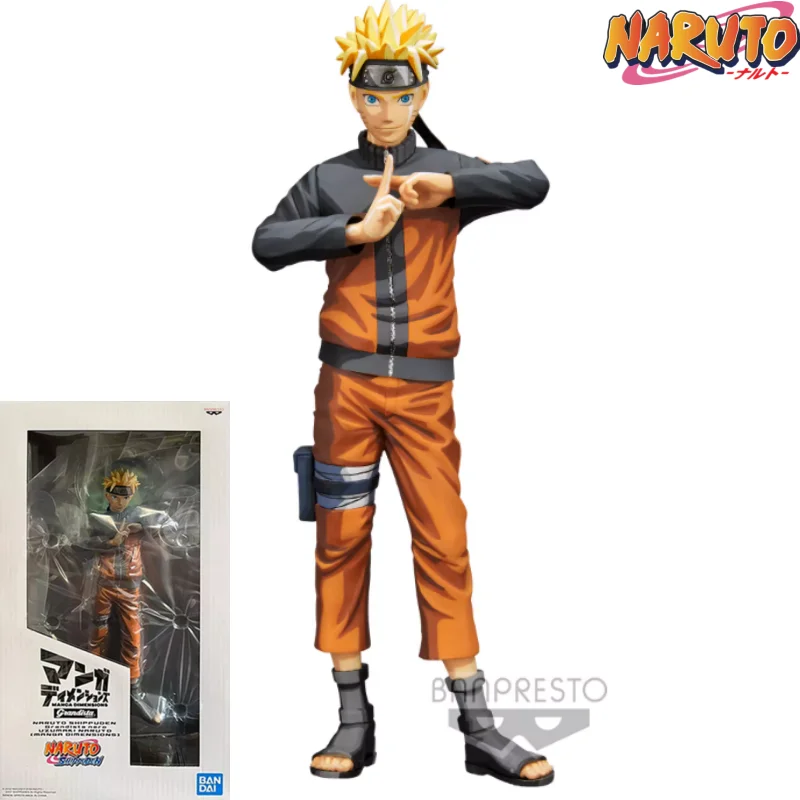 

Original Genuine Naruto Shippuden Grandista Nero Uzumaki Naruto [Mangr Oimensions] Bandai Anime Model Toys Action Figure Gifts