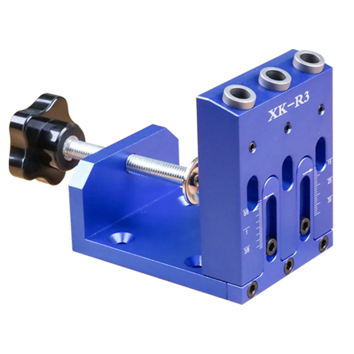 แม่พิมพ์เจาะรูแบบปรับได้ AT16 สำหรับเจาะรูร่องเฉียงในงานไม้ เฟอร์นิเจอร์ เครื่องมือเชื่อมต่องานไม้ เครื่องมือหาตำแหน่งเจาะรูร่องเฉียง