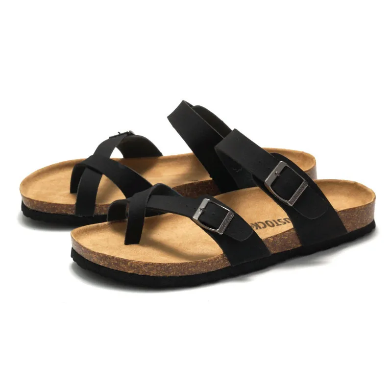 

Fall Summer New Men Sandals Couple Beach Shoes Women Cork Slippers Casual Outdoor Flip Flops Water Shoes Sandals Beach Slippers