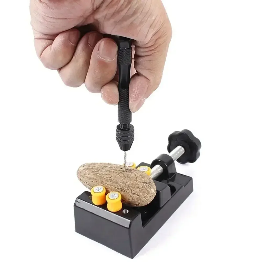 With Aluminum Keyless Mini Adjustable Steel Mold Hand Bit Tools Resin Chuck Micro Manual Drill Hand Drill Drill Twist