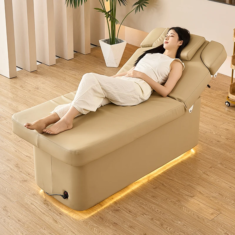 Deluxe 2 Motor Beauty Bed Electric Massage Beauty Bed Ear Picking Bed Tattoo Bed with heating