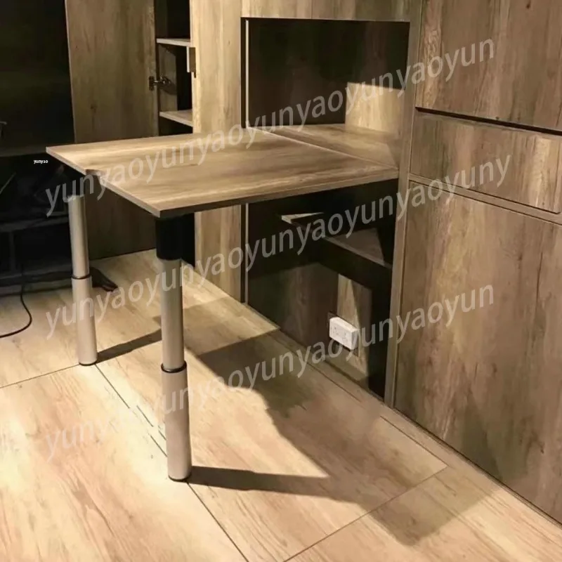 

Aluminum Foldable Lifting Folding Table Legs Adjustable Height 51-71CM for Table Desk Bench Top Bar Leg Foot RV Telescopic Feet