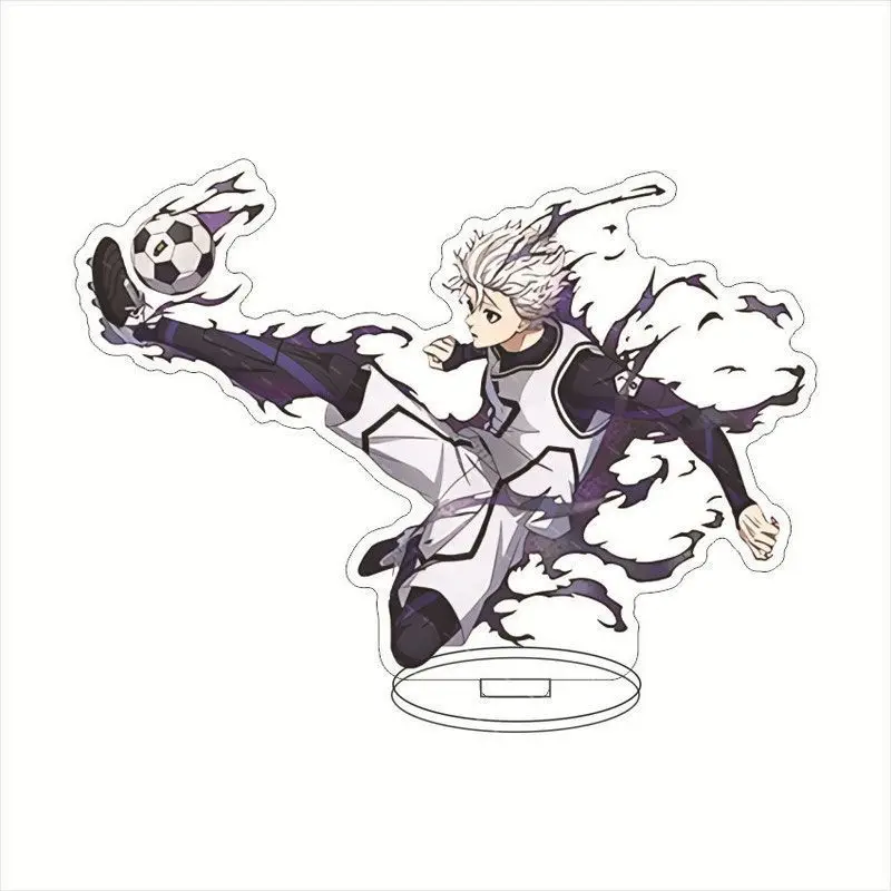 BLUE LOCK Acrylic Stand Figure Isagi Yoichi Bachira Meguru Anime Peripheral Cute Cartoon Office Bedroom Desktop Ornament New