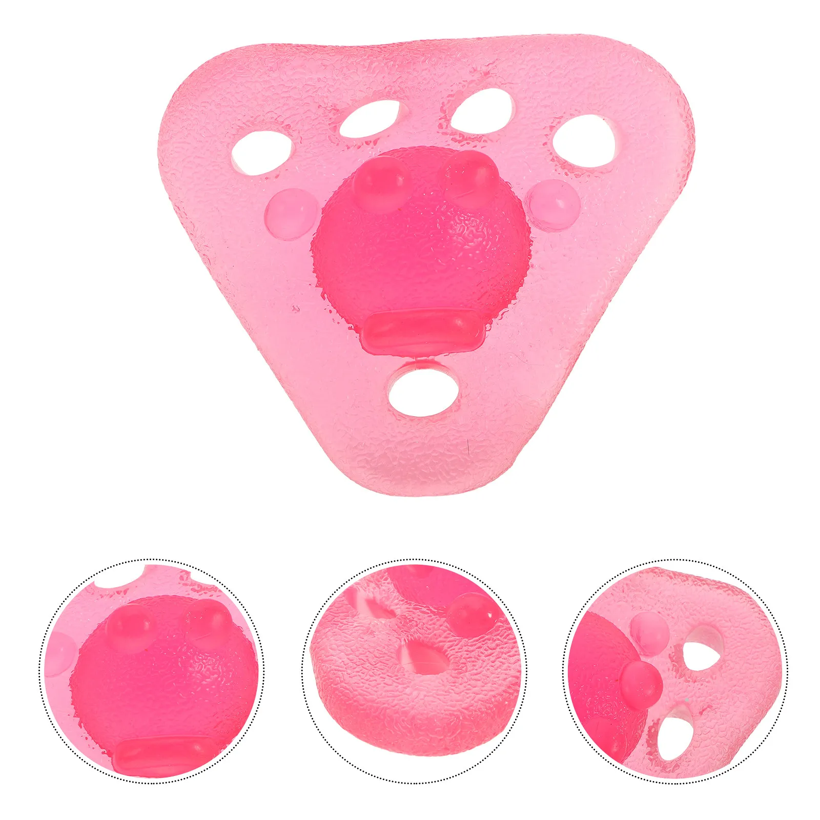 Triangle Silicone Hand Grip Exerciser Ball Finger Strengthener Hand Therapy Ball Ergonomic Nonslip Forearm Exercise Yoga Finger